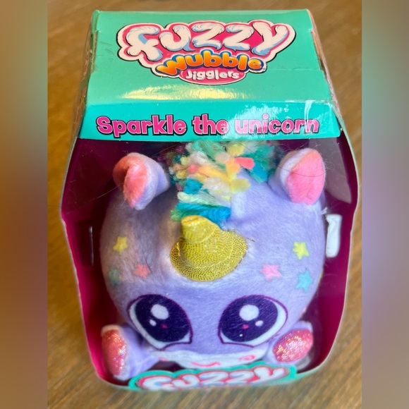 Fuzzy Wubble Jigglers Sparkle the Unicorn - Picture 3 of 4